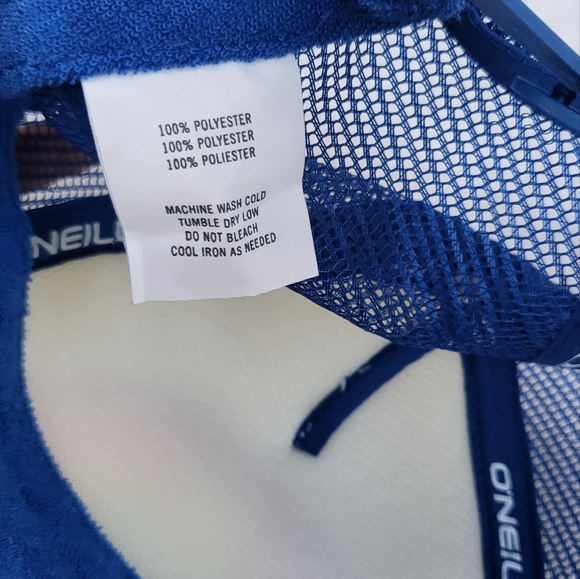 New O'Neill Le Paradis Youth Trucker Hat color Blue size ONE. - Picture 6 of 6